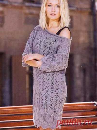 Туника ажурными узорами спицами. Красивая женская туника спицами схема Туника ажурными узорами спицами. Красивая женская туника спицами