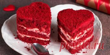 ПИРОЖНОЕ *БАРХАТНЫЕ СЕРДЕЧКИ*