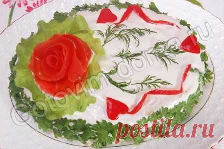 Рецепт: Закусочный мясной торт