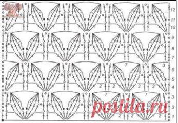 Шикарный узор крючком