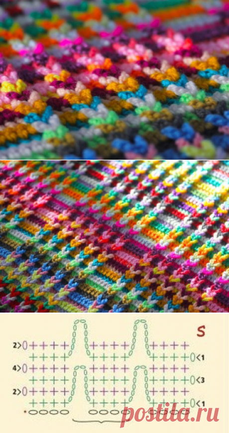 Интересный узор крючком