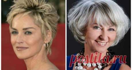 Короткие стрижки без укладки для женщин после 50 лет фото | Женский сайт "Femme Today"