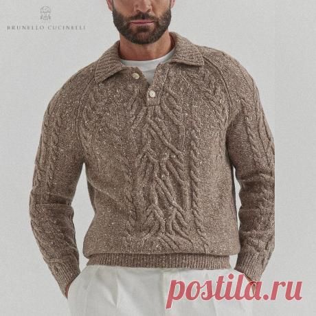 Брунелло Кучинелли, Ральф Лорен и другие новинки на канале. Показываю, над чем работаю сейчас | Вяжем вместе! | Дзен