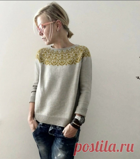 Пост на стене #вязание #спицы #джемпер🧶 Присоединяйтесь ко мне в Телеграм   https://t.me/svetlix