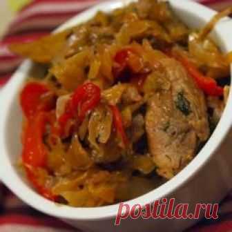 Свинина тушеная с капустой и яблоком На нашем кулинарном сайте Вы сможете узнать как приготовить Свинина тушеная с капустой и яблоком рецепт поэтапного приготовления.