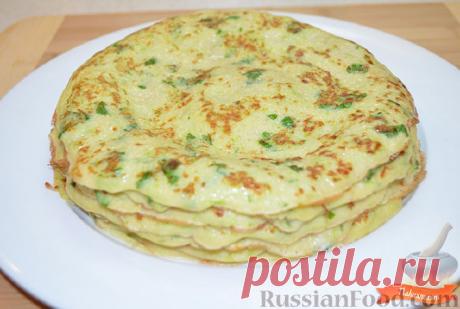 Рецепт: Блинчики из кабачков на RussianFood.com