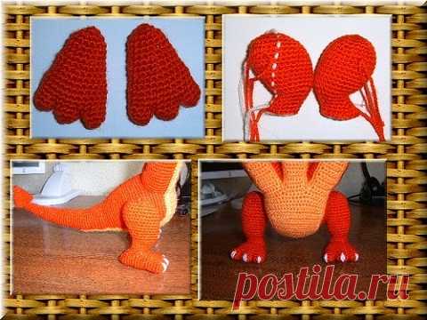 Вязание крючком. Игрушки. Змей Горыныч.