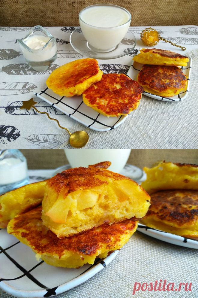 Сырники с яблоками — Sloosh – кулинарные рецепты