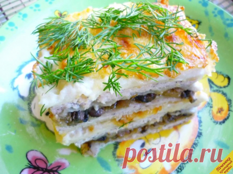 Лазанья с мясом (пошаговый рецепт с фото) - Печенюка 2015