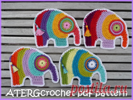 Crochet pdf pattern ELEPHANT by ATERGcrochet от ATERGcrochet