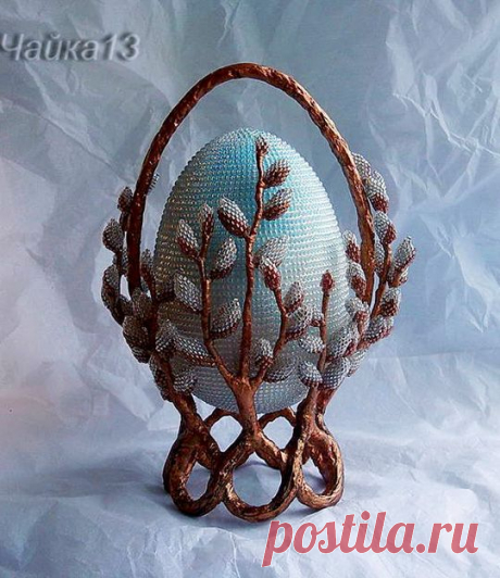 Немного бисера.. к Пасхе 2 / Бисер / Украшения из бисера: схемы, мастер классы