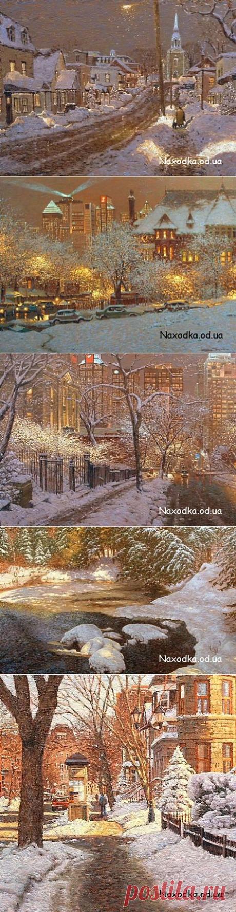 Зимний ноктюрн Ричарда Савойя » Мировое современное искусство | Онлайн-Журнал об искусстве "Находка" - 445
