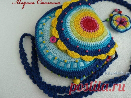 Сумочка для девочки крючком (схемы и описание)