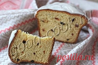 Хорошая кухня - кулич на сгущённом молоке. Кулинарная книга рецептов. Салаты, выпечка.