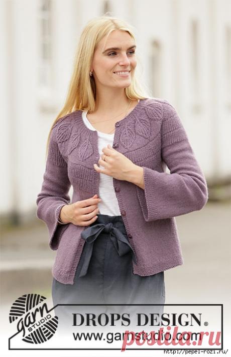 Жакет "Тихие моменты" от Дропс Дизайн - описание и схемы вязания спицами