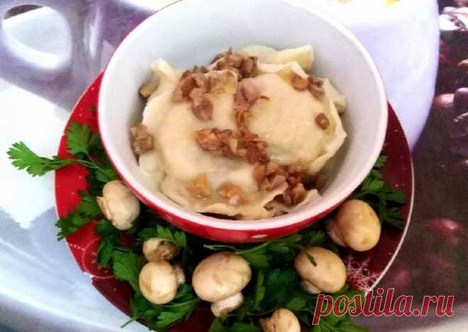 Вареники с картофелем и грибами - пошаговый рецепт с фото. Автор рецепта Marina Karimova🌳 . - Cookpad