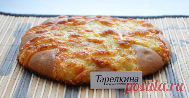Лепешка с моцареллой рецепт от Тарелкиной