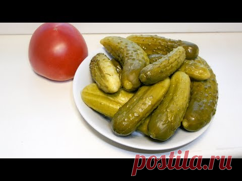 Самые Хрустящие Маринованные Огурцы с Хреном. И можно без стерилизации.