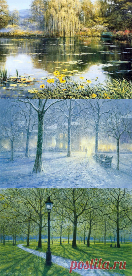 Завораживающие пейзажи художника Peter Ellenshaw