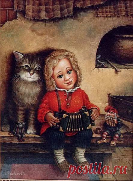 Сказочные коты художника Александра Маскаева | Всё для женщин