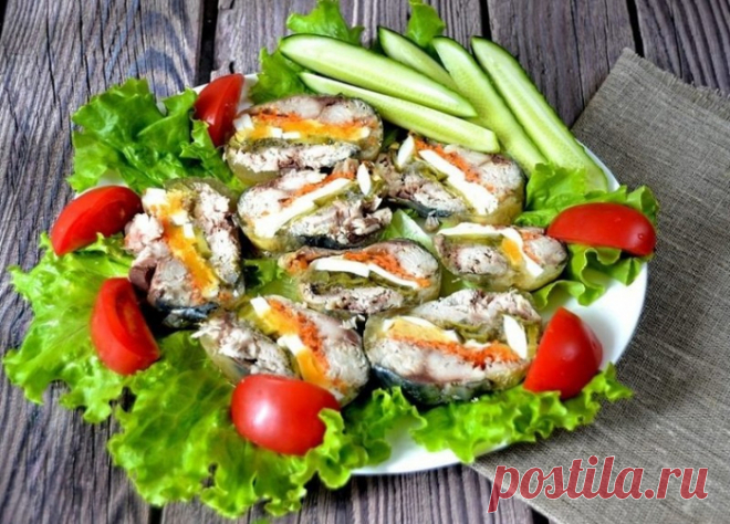 Царская скумбрия с начинкой