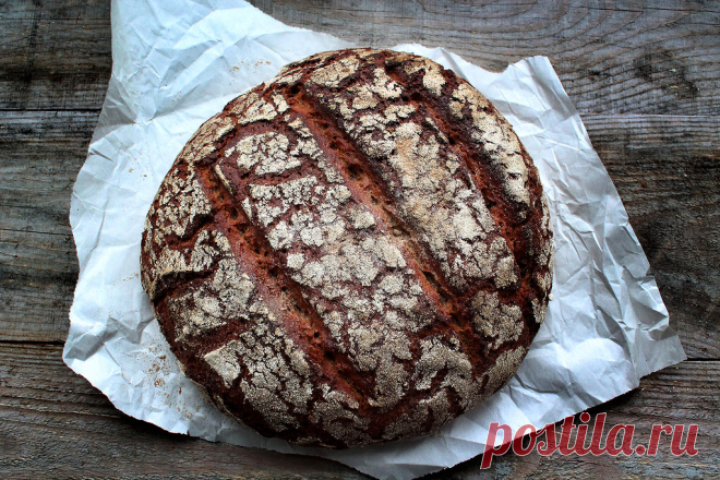 Ржаной хлеб на закваске - Foodclub — кулинарные рецепты с пошаговыми фотографиями