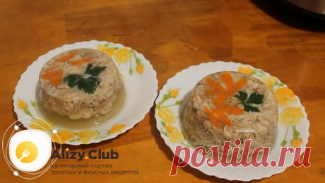 Пошаговый рецепт приготовления холодца из курицы в мультиварке