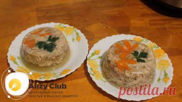 Пошаговый рецепт приготовления холодца из курицы в мультиварке