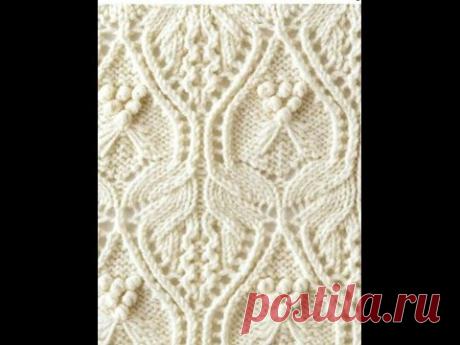 Летний ажурный топ японским узором спицами с Аленой Никифоровой