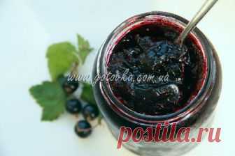Перетертая черная смородина с апельсином и лимоном: варенье