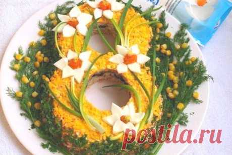 Праздничный салат 8 марта « Рецепты вкусных салатов