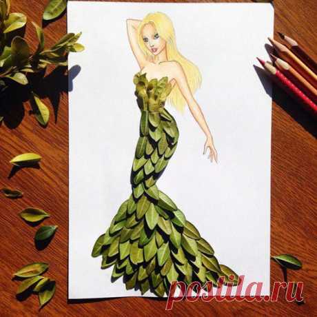 Эскизы необычных платьев от fashion-иллюстратора Edgar Artis