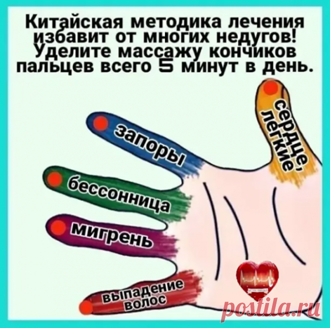 Китайская методика лечения: массаж пальцев