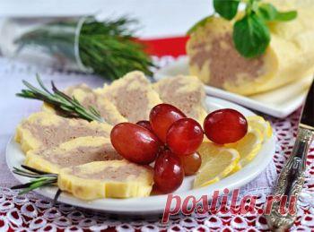 Сырно-печеночный рулет - рецепт с пошаговыми фото / Меню недели