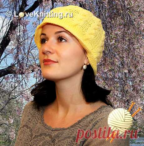 Шляпа с косами | Loveknitting.ru