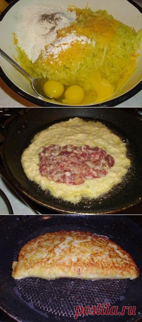 Вкусные чебуреки из кабачков с фаршем | Рецепты моей мамы
