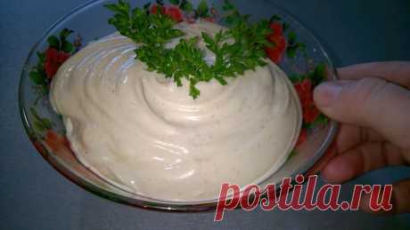 Домашний майонез густой и сытный