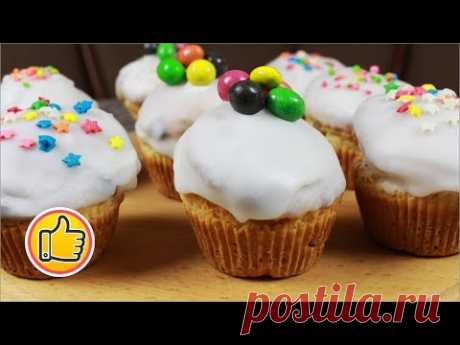 Пасхальные Кексы (Куличики) без Дрожжей | Easter Cupcakes