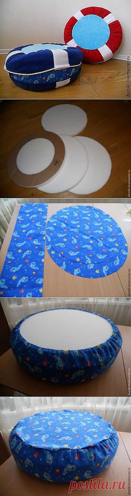 Пуфик "Спасательный круг" | Самоделкино