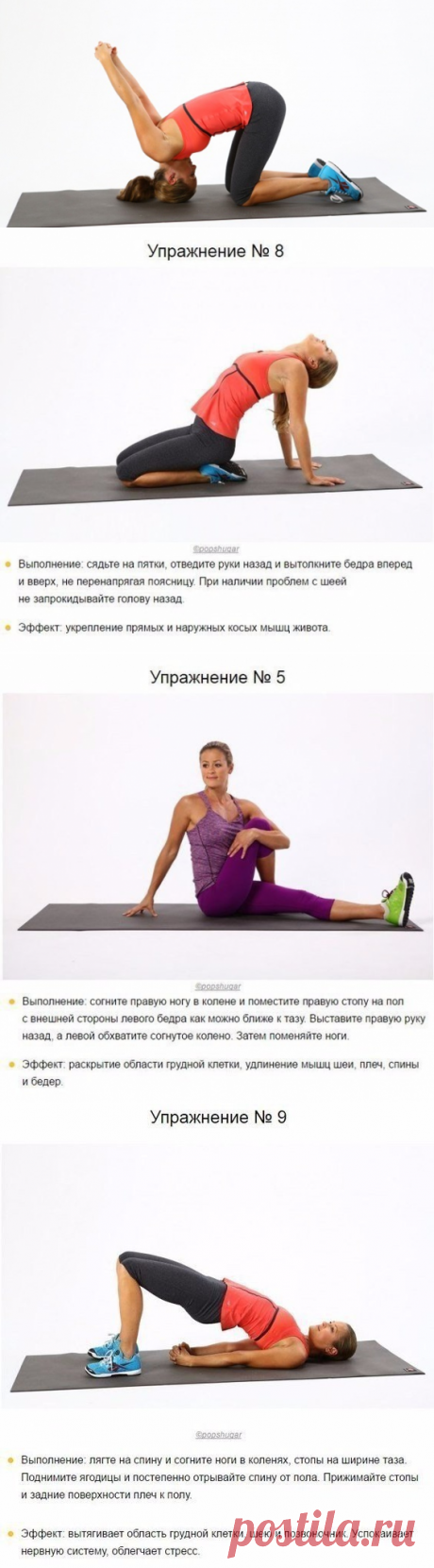 Комплекс упражнений для растяжки всех мышечных групп — Красота и здоровье