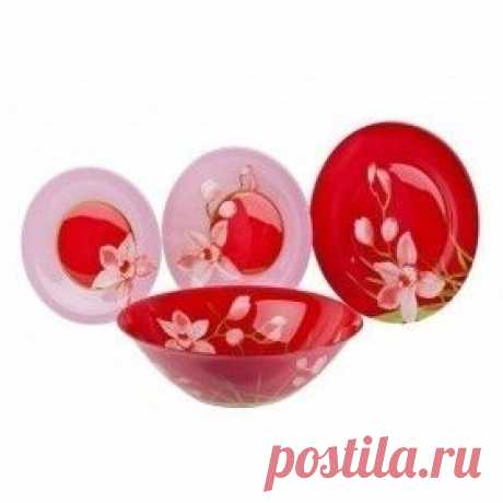 Купить Набор столовый LUMINARC КРАСНАЯ ОРХИДЕЯ G0663 / 19 предметов / Стекло в Пензе, цена / Интернет-магазин &quot;Vseinet.ru&quot;
В набор входит: обеденная тарелка 25см - 6шт; суповая тарелка 21см - 6шт; десертная тарелка 19см - 6шт; салатник 25см - 1шт. Материал: ударопрочное стекло. Производитель: Luminarc, Франция. Набор столовый Red Orchis легко моется и удобен в использовании. Е го можно использовать в микроволновой печи и мыть в посудомоечной машине.