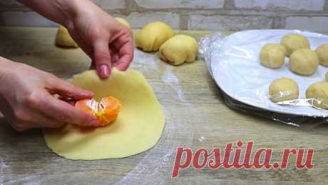 Мандарины в тесте-фантастически вкусная выпечка
