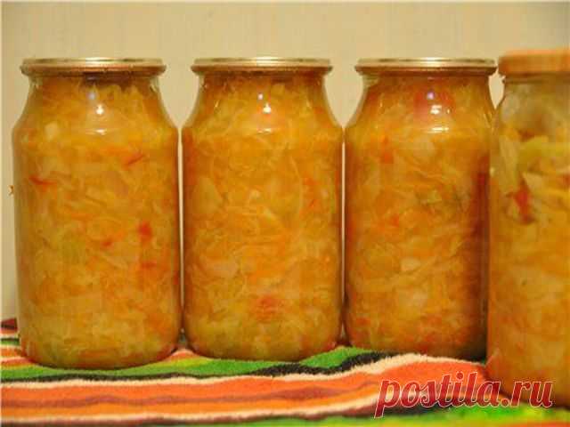 ✓ Самые вкусные рецепты - Receptiki-ru: Капустник в банке на зиму