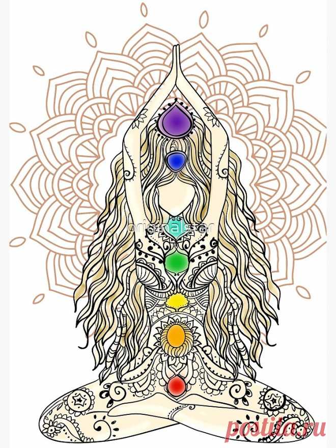 Yoga Girl Ornament Meditation Pose Stock Vector (royalty Free) 1851813820