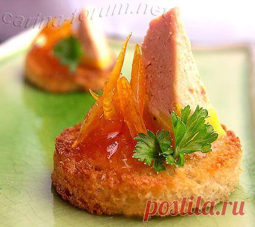 Крутоны с foie gras - от Карины