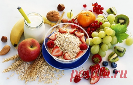 Примерный рацион на неделю