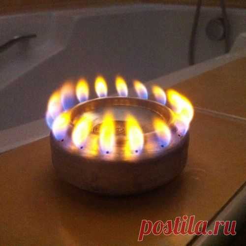 Делаем горелку из банки от пива (воды) своими руками