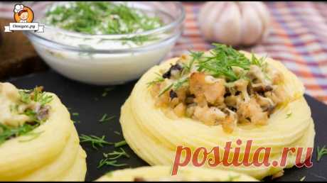 Картофельные «гнезда» с курицей - Простые рецепты Овкусе.ру