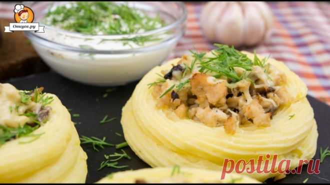 Картофельные «гнезда» с курицей - Простые рецепты Овкусе.ру