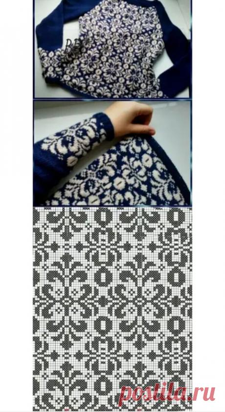 И снова подборка жаккардовых узоров для Вашего творчества. | Всё в жизни связано. | Яндекс Дзен